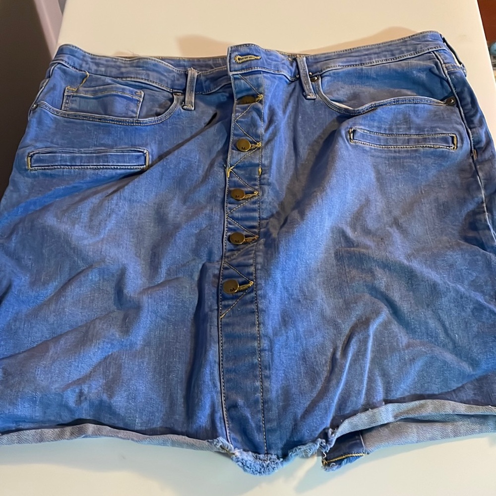 Plus size Mossimo Denim Jean Mini Skirt